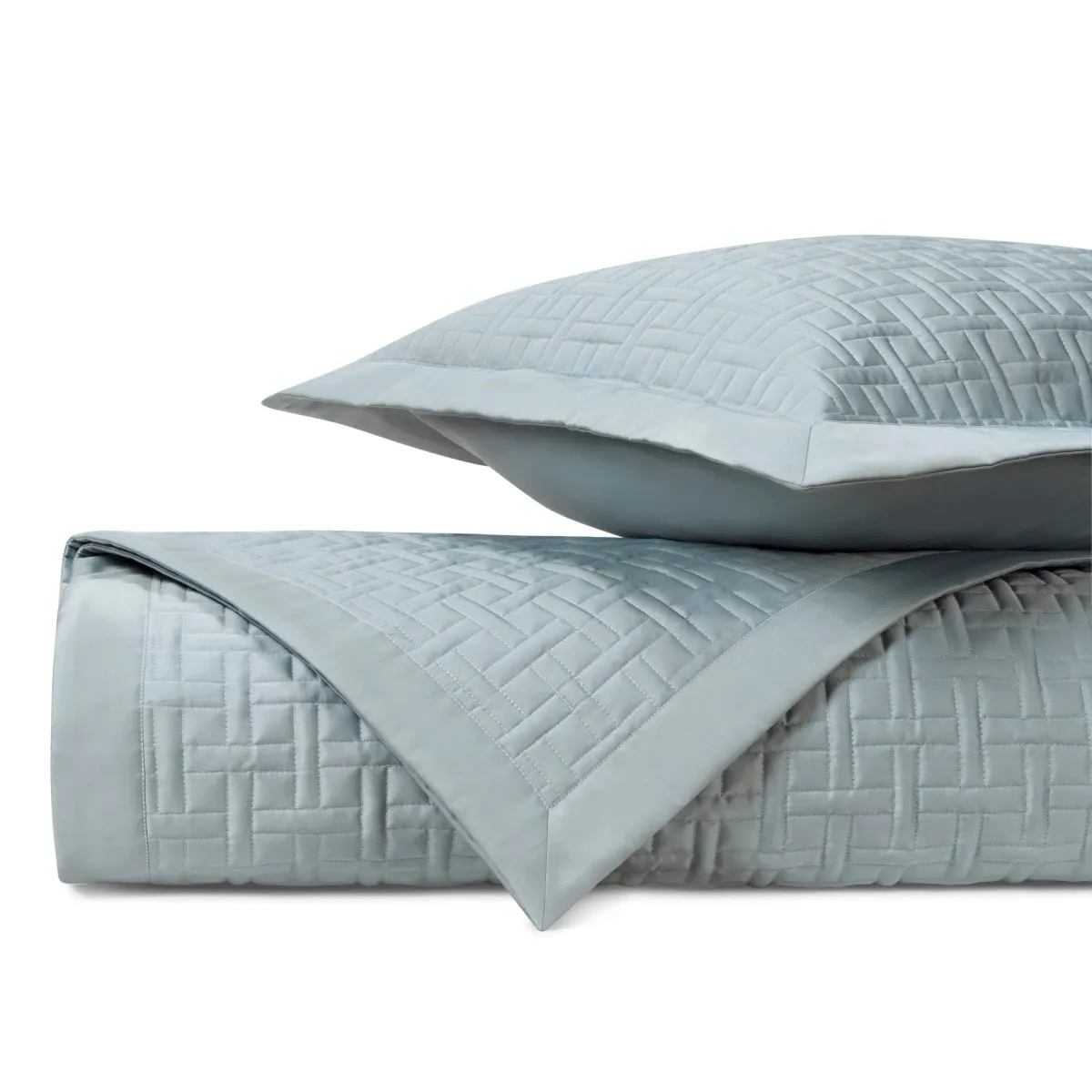 Parquet Quilted Sion Blue by Home Treasures