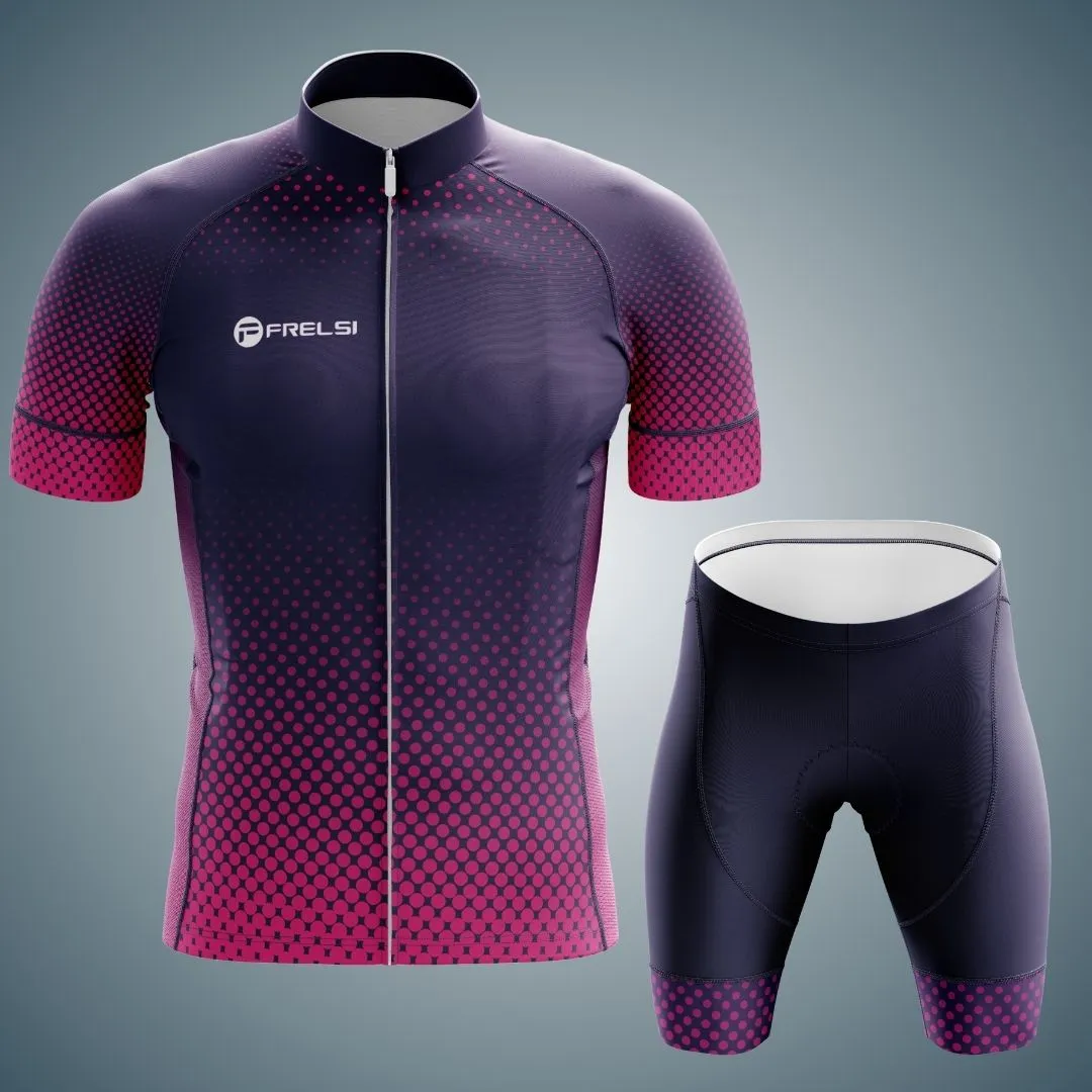 Purple Dot Ride | Men's Short Sleeve Cycling Set