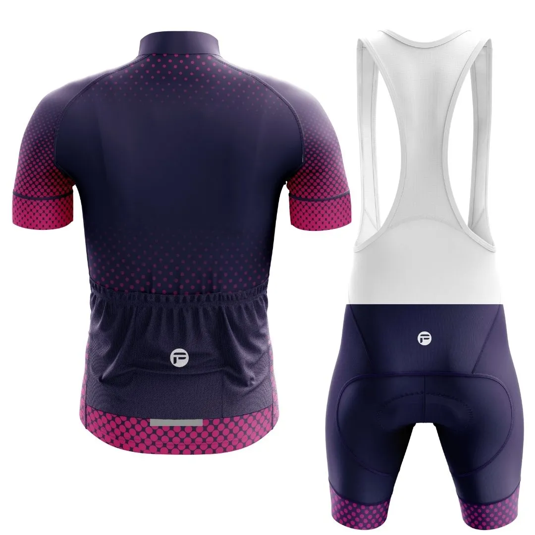 Purple Dot Ride | Men's Short Sleeve Cycling Set