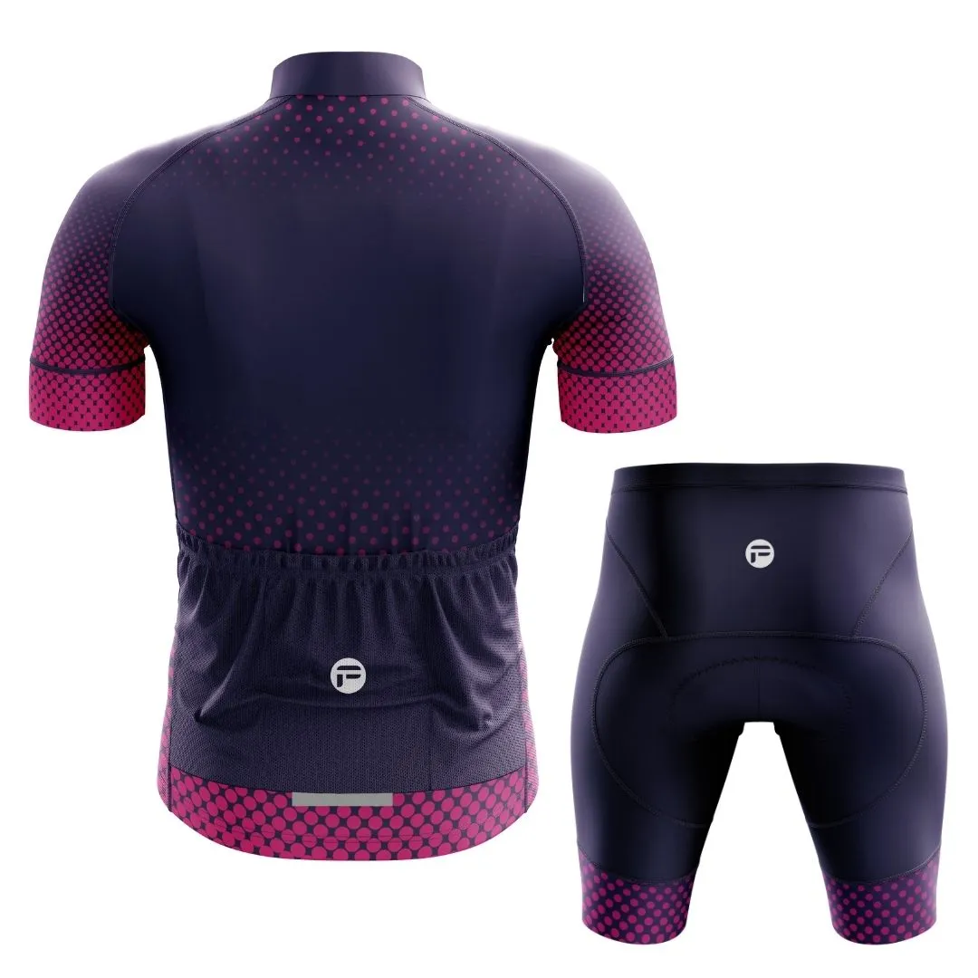 Purple Dot Ride | Men's Short Sleeve Cycling Set