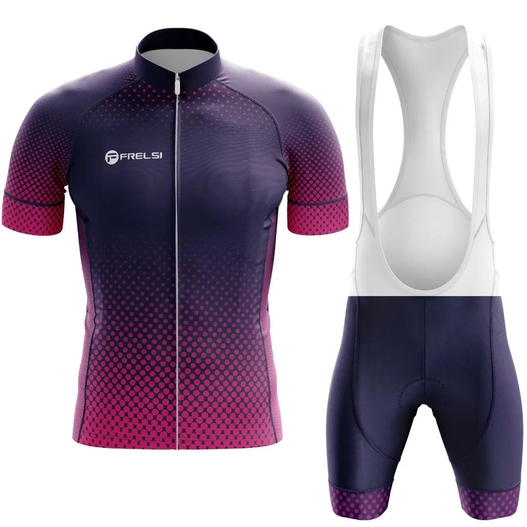 Purple Dot Ride | Men's Short Sleeve Cycling Set