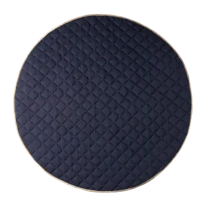 Quilted Cotton Play Mat | Royal Blue