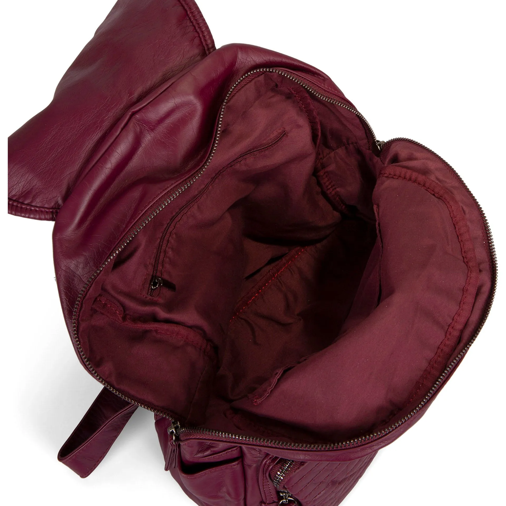 Quilted Flap Backpack