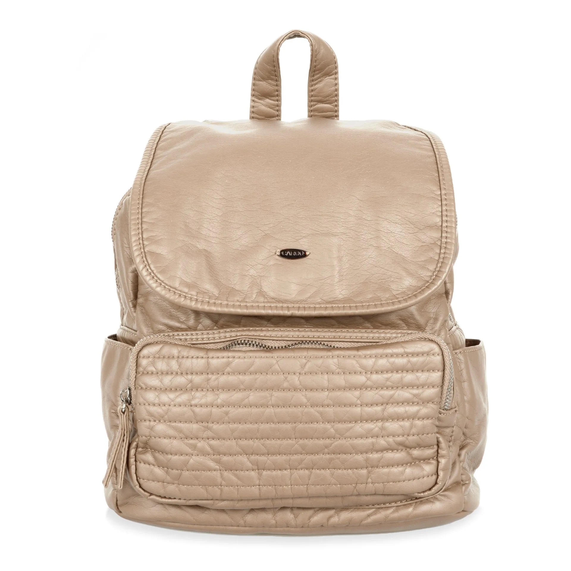 Quilted Flap Backpack