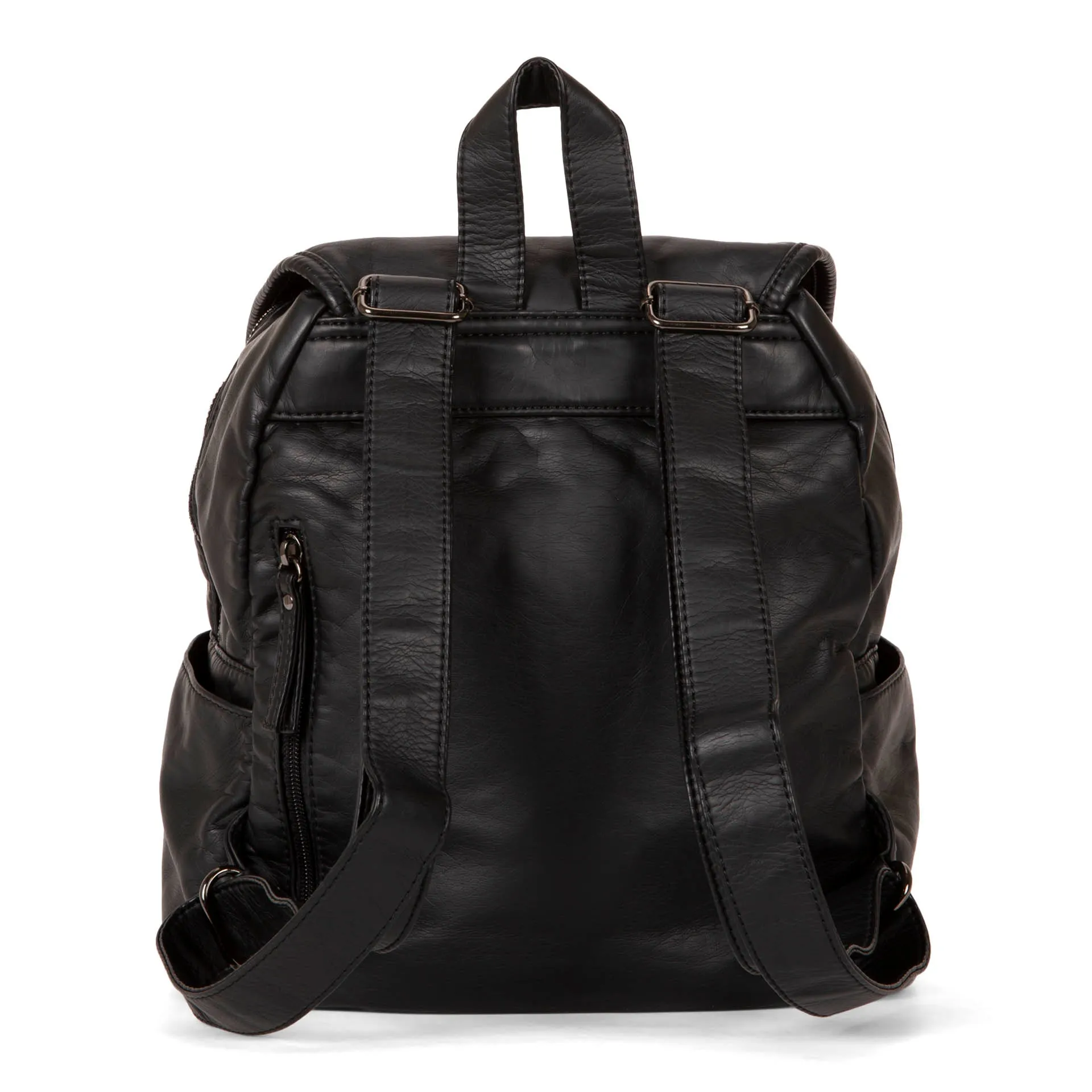 Quilted Flap Backpack