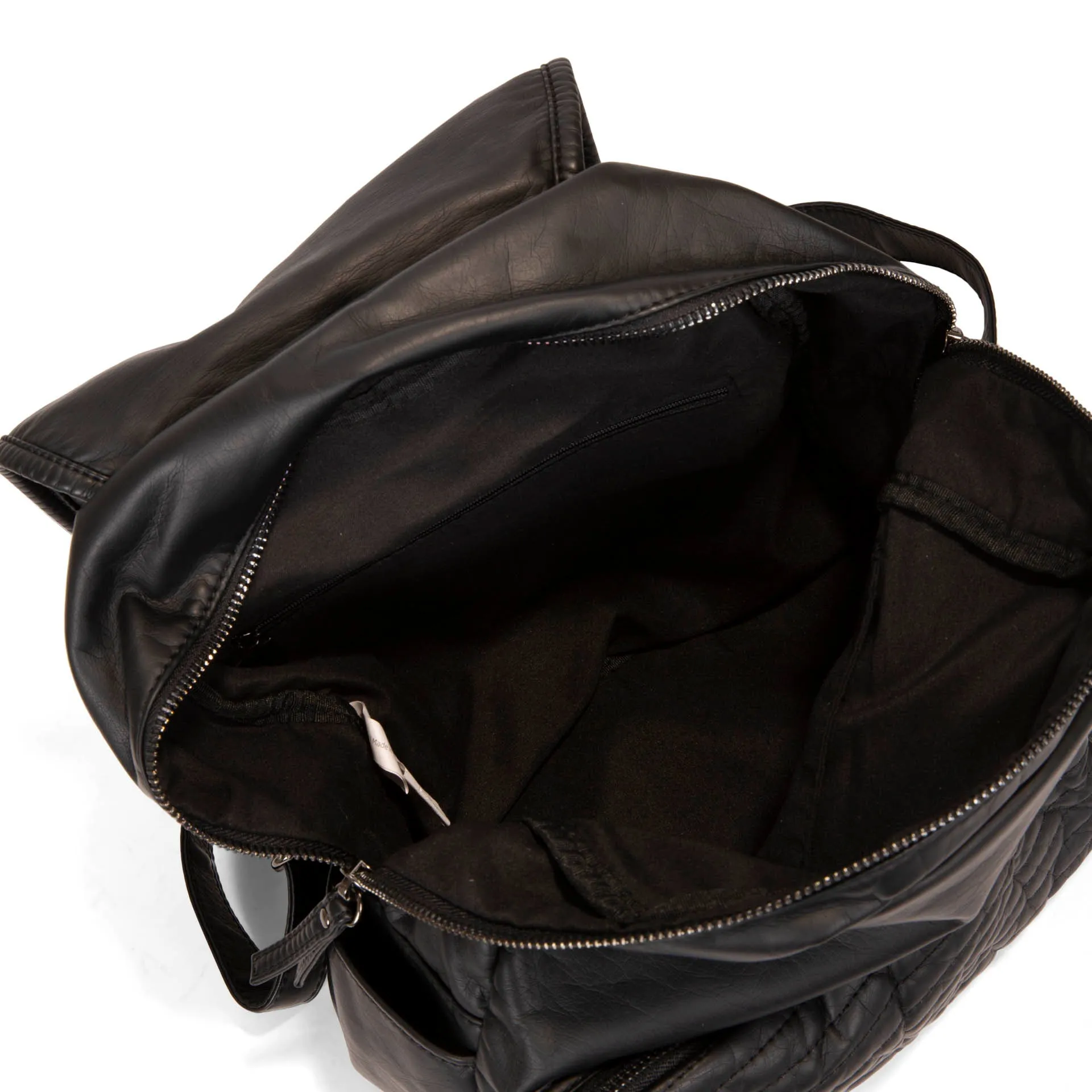 Quilted Flap Backpack