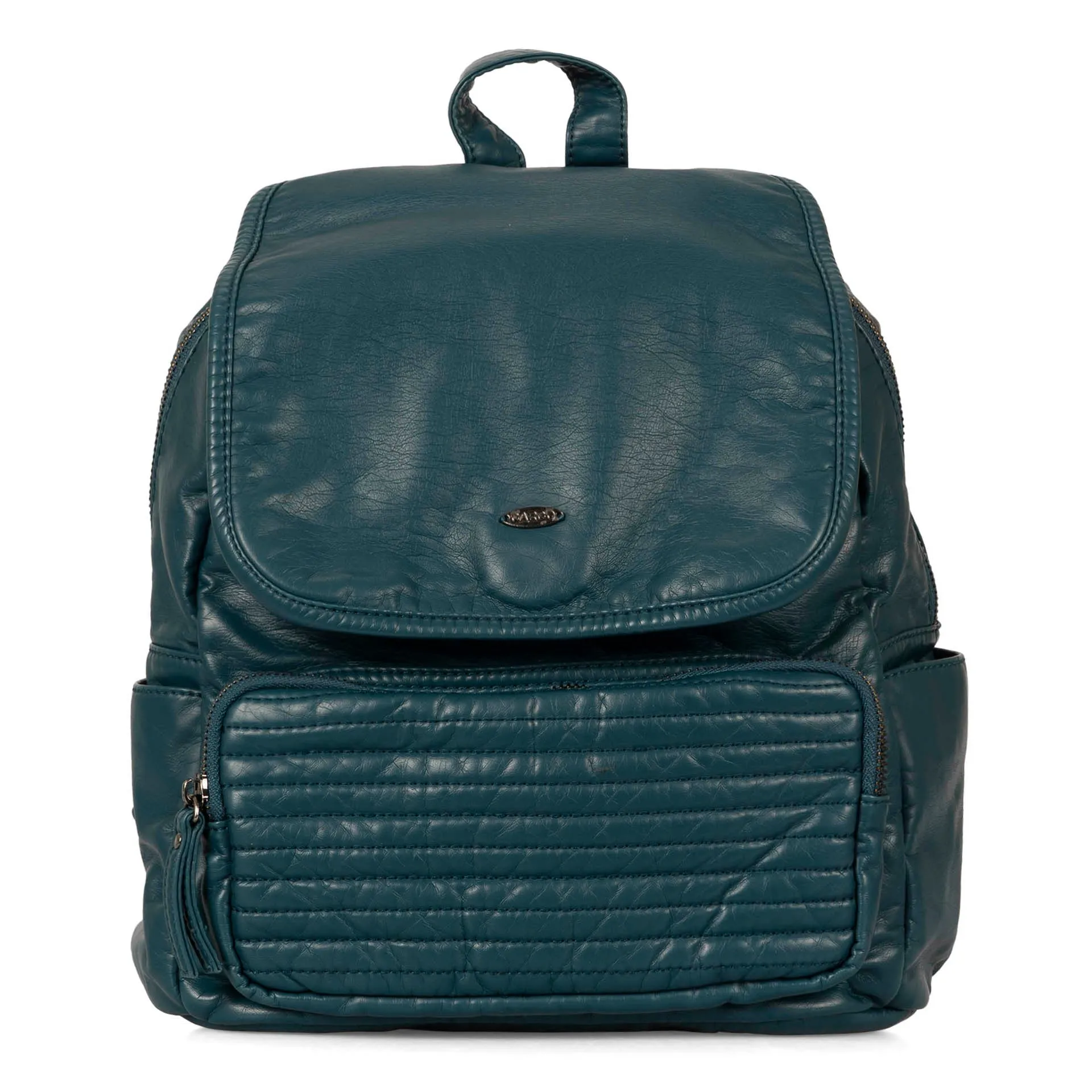 Quilted Flap Backpack