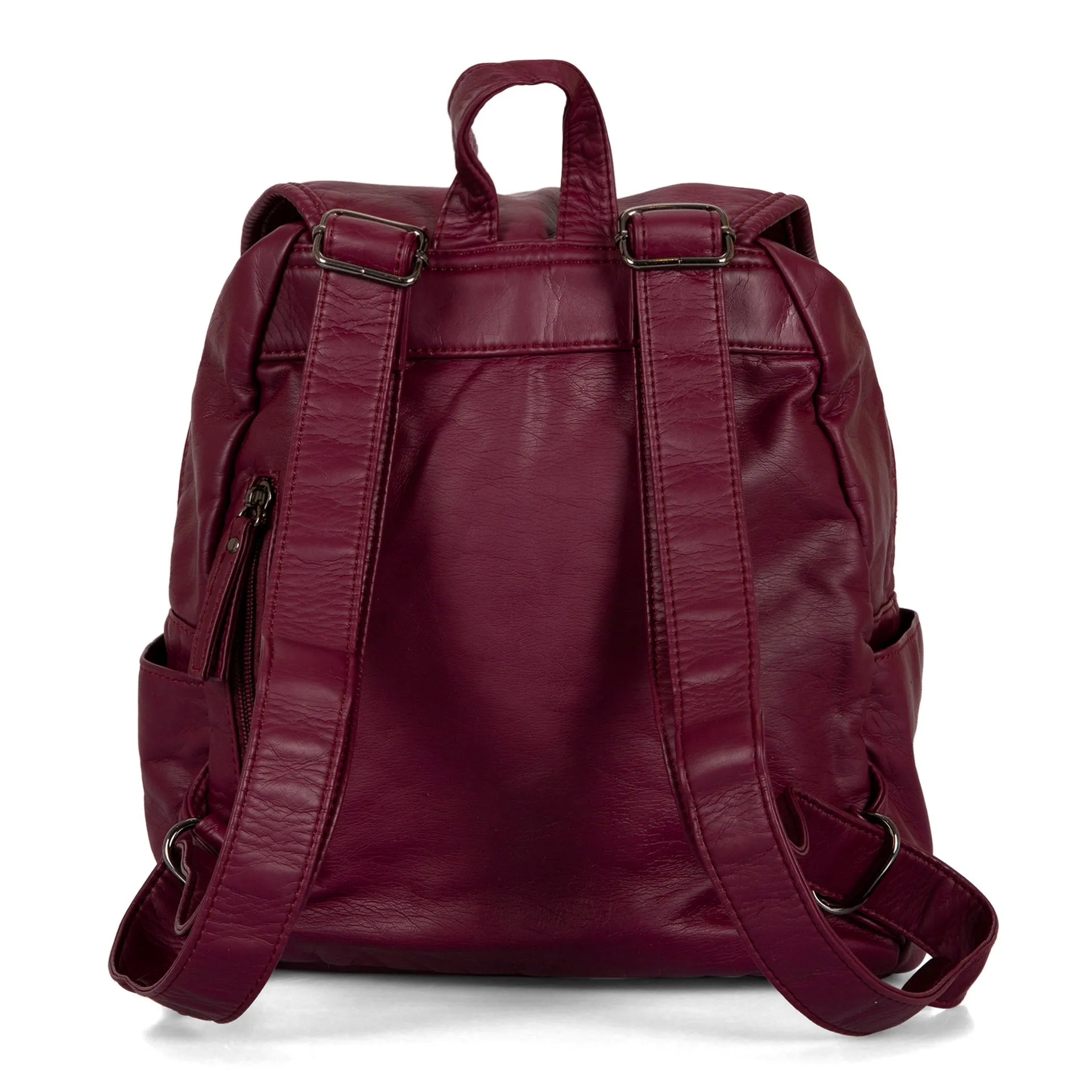 Quilted Flap Backpack