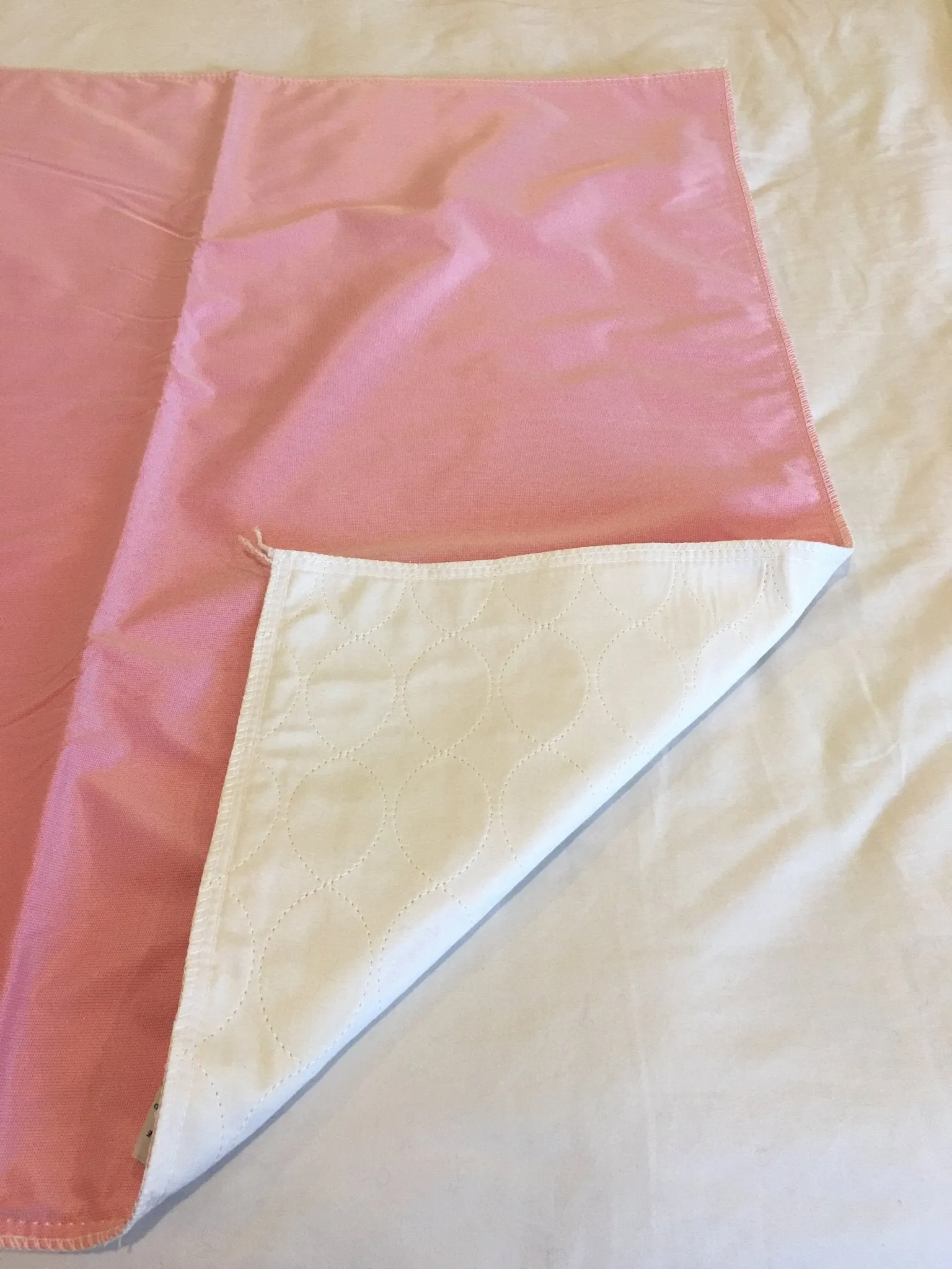 Quilted Reusable Underpads | Pink