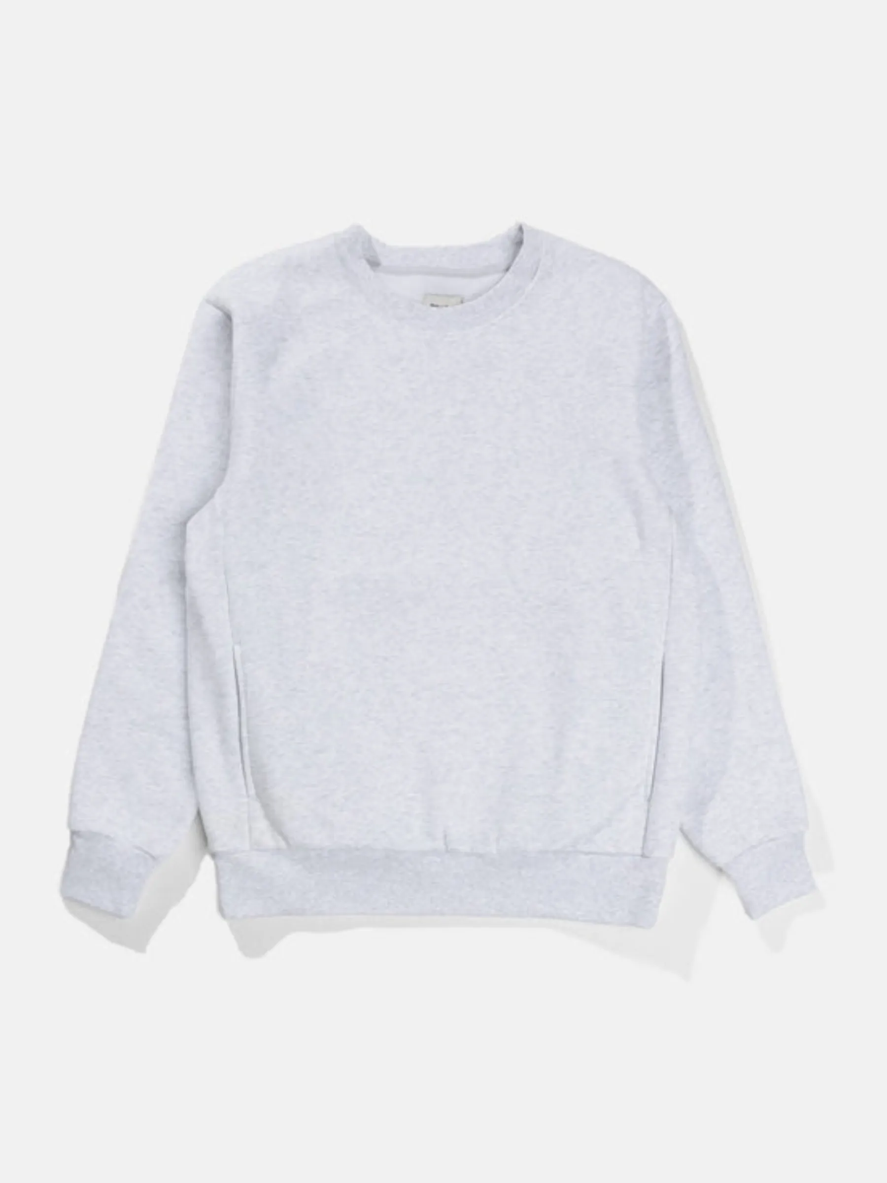 Rhythm Classic Fleece Crew - Heathered Gray
