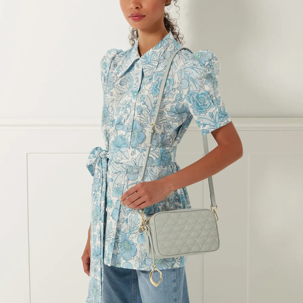 SHAGREEN QUILTED LIP ASHLEY LEATHER CROSSBODY BAG