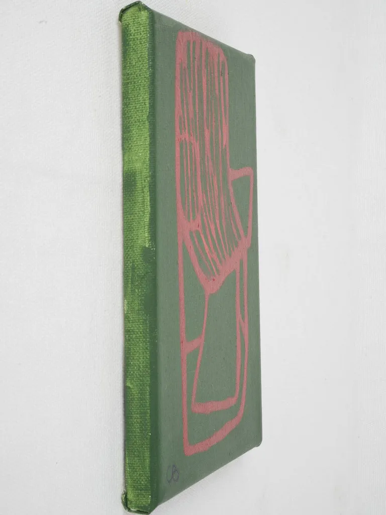 Small portrait of a red chair - Caroline Beauzon 8¾" x 5½"