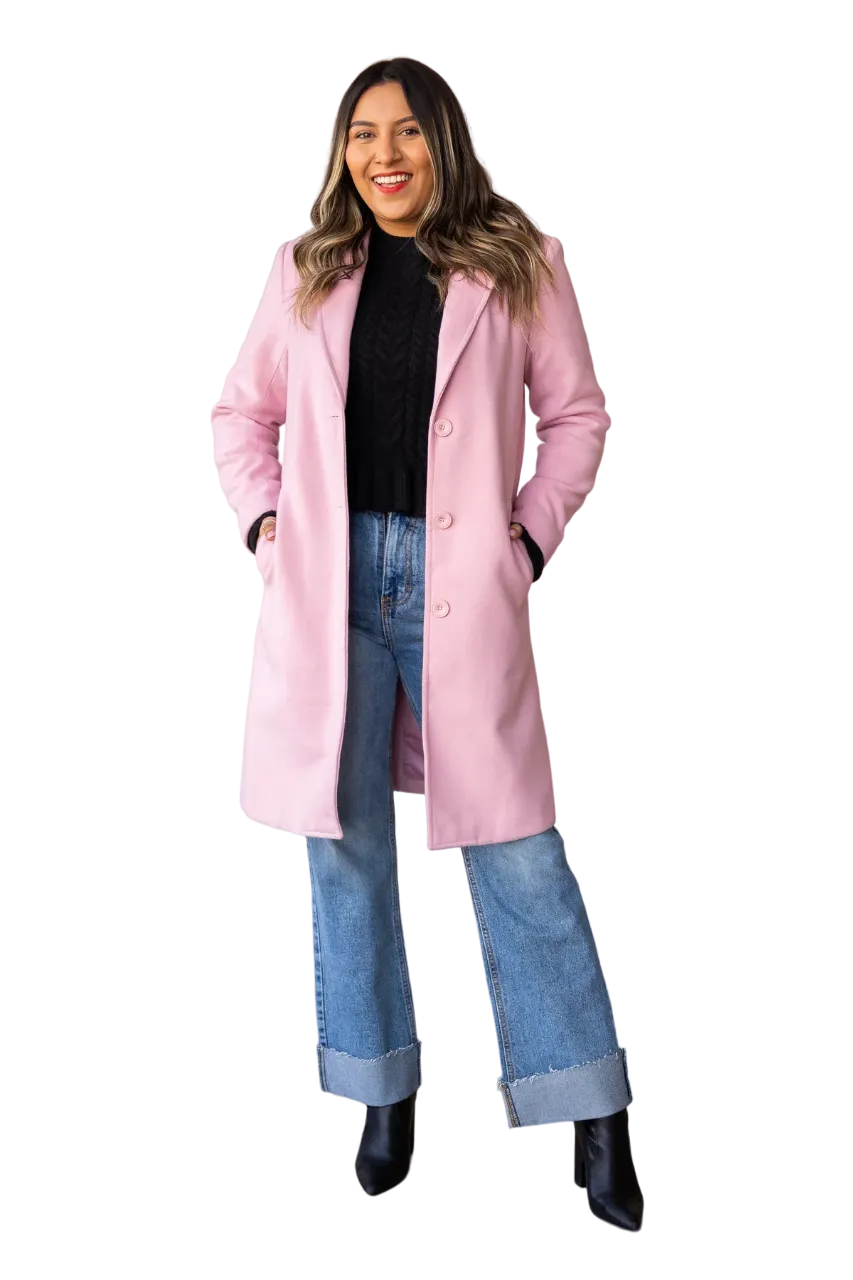 Southern Grace Women's Phoebe Pink Coat