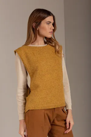Udda Vest Baby Alpaca Color Oropel