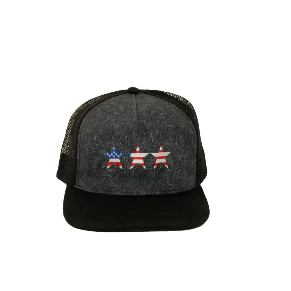 Valiant | Mens Black Snapback Trucker Hat