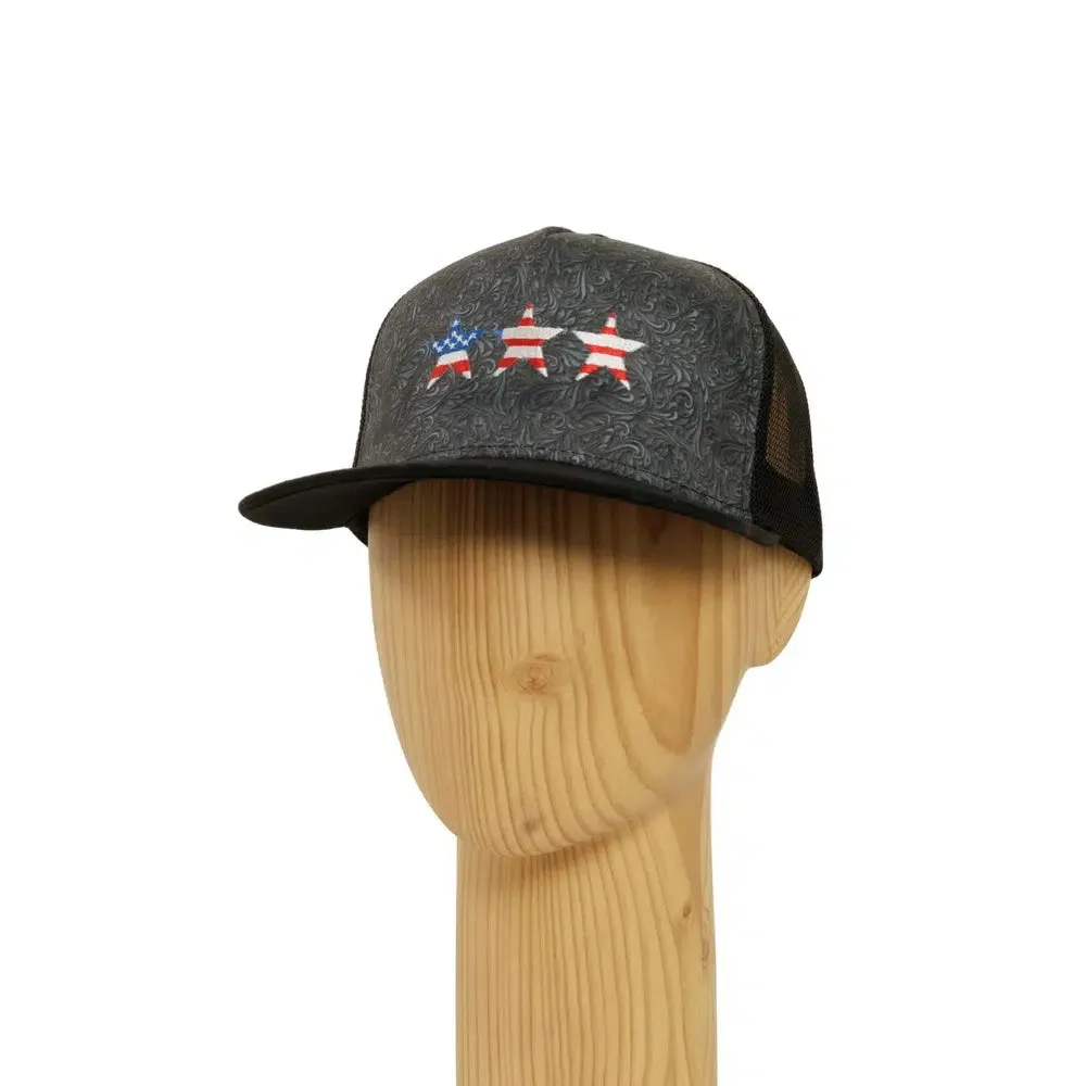 Valiant | Mens Black Snapback Trucker Hat