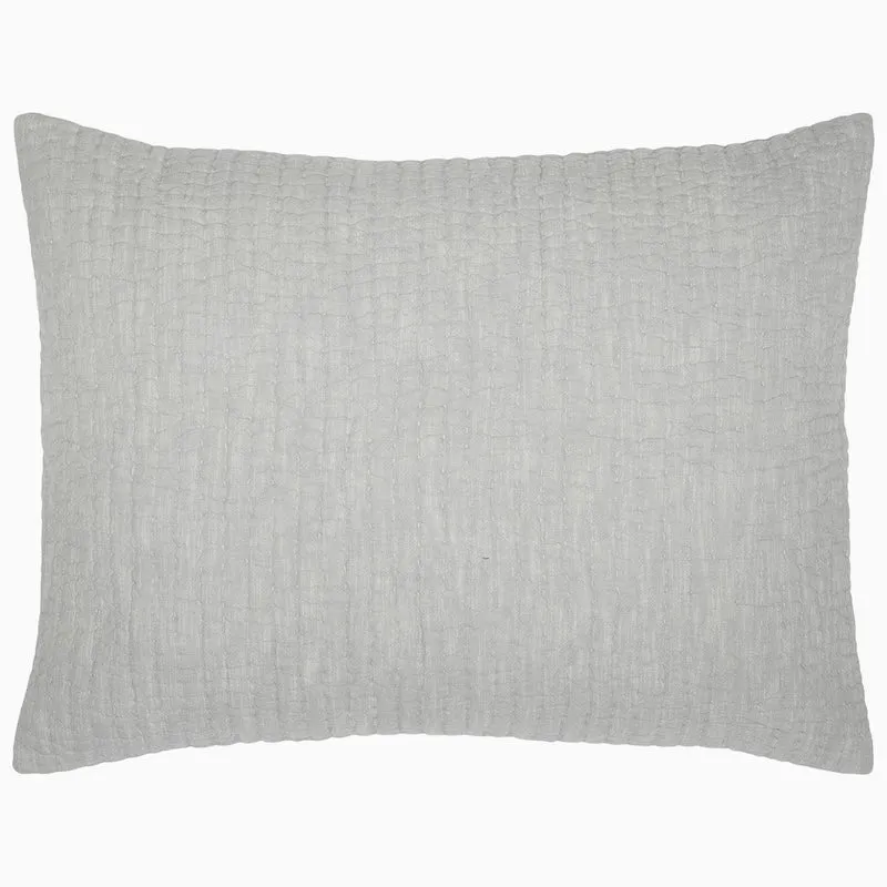 Vivada Light Gray Coverlets by John Robshaw